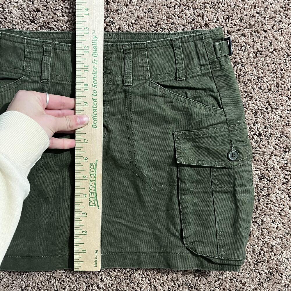 Brandy Melville Skirt Womens Small Green Cargo Utility Pockets Mini Y2K Style‎ - Picture 7 of 8
